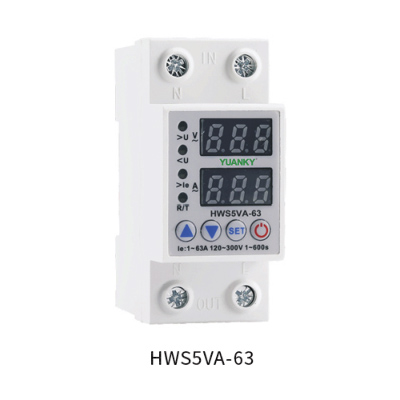 HWS5VA-63-serie verstelbare spanningsbeveiliging