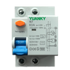 YUANKY RCCB 63A 2P 4P 240V 415V Système PV Disjoncteur à courant résiduel dans la pile de charge