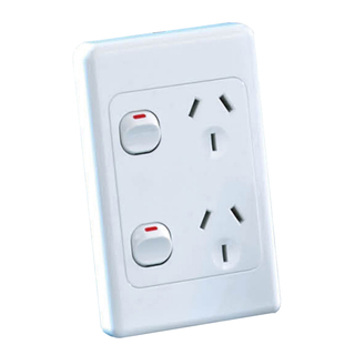 Yuanky HWB(AS) Wall Switches Sockets 3 G 2 Way 10A 16A 32A 15A TV Satellite Australia Socket Switch