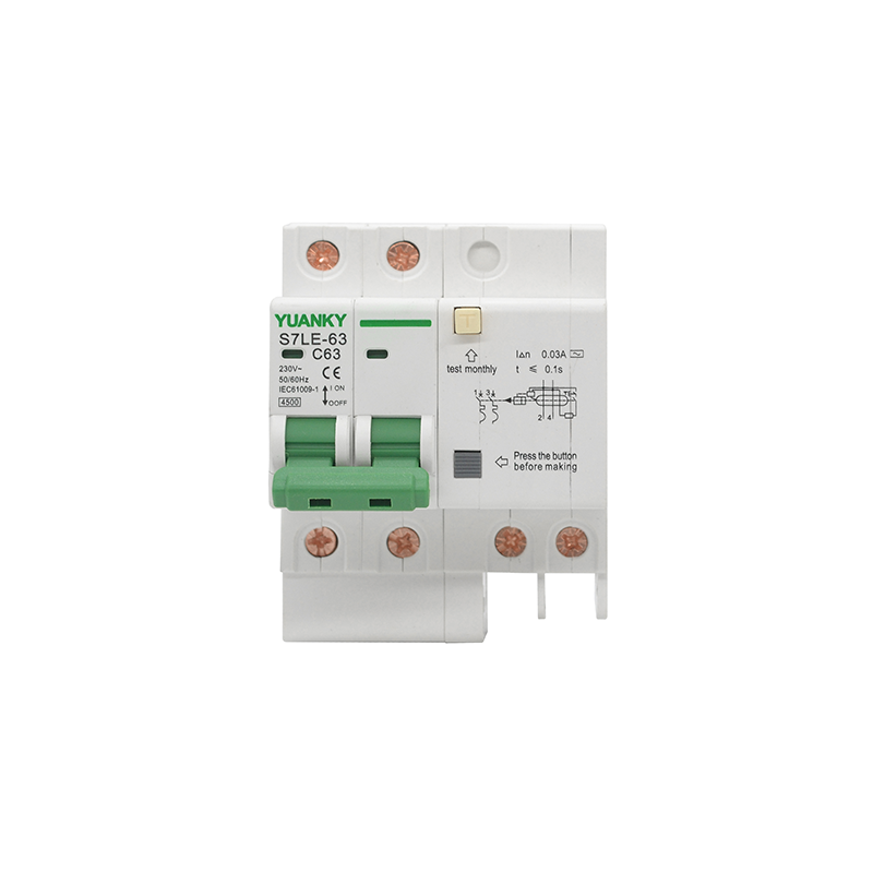 Disyuntores de corriente residual Rccb sensibles a la corriente universales RCCB S7LE-63 1-125A Rcd