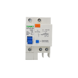 RCBO S7LE-63 Resdual Current Breaker Overload c63 Industrial Circuit Breaker
