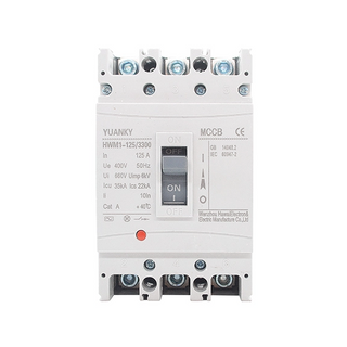 YUANKY HWM1-3063CW Автоматичний вимикач у литому корпусі для 63AMP Mccb 125A Mccb Manufacturer