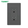 YUANKY Gfci Socket 15A 125V Tamper Resistant Weather Resistant Push In Quick Wire Gfci Socket