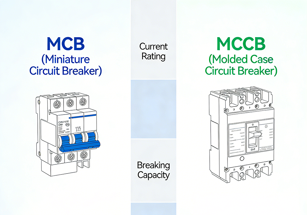 MCB frente a MCCB: las diferencias clave que los propietarios deben conocer