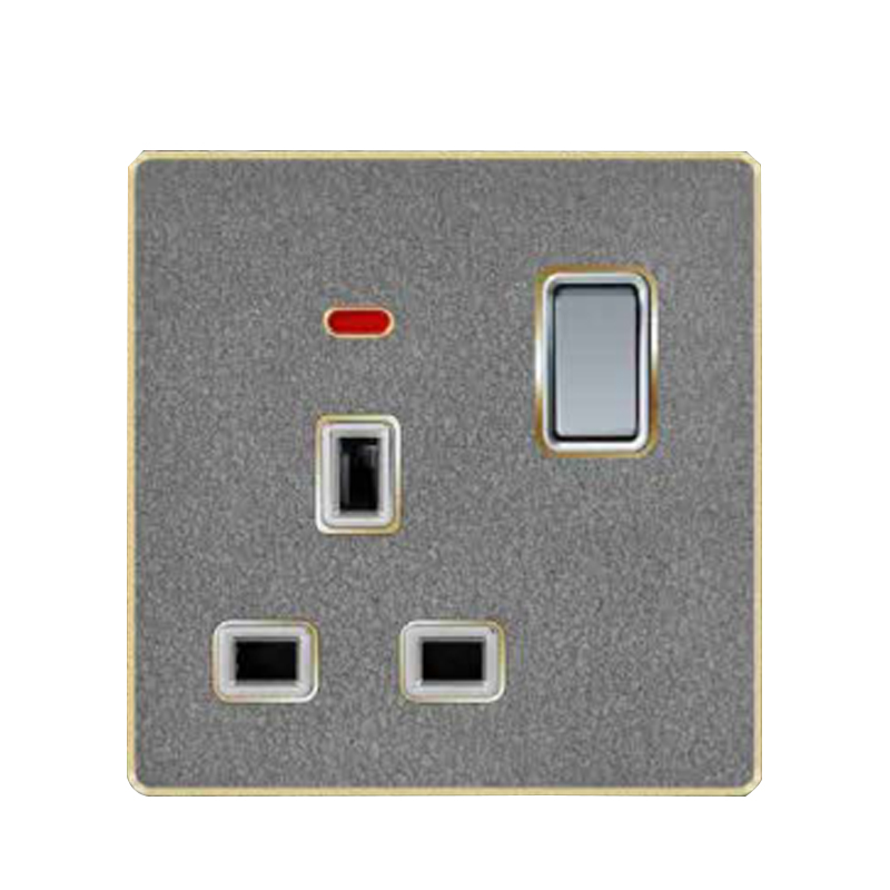 YUANKY-enchufe de interruptor A1, una entrada, 1 vía, 2 vías, Mf, satélite conmutado sin neón, Usb, Tel, TV, interruptores acrílicos compuestos