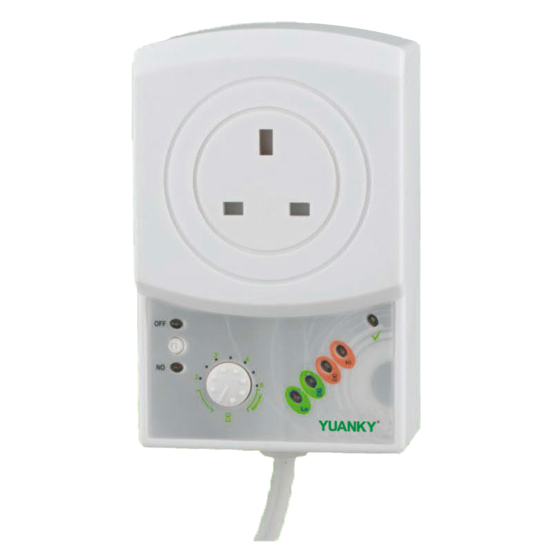 YUANKY Voltage Protector 220V Airconditioner AC Verstelbare Auto Recovery Voltage Protector Socket