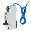 RCBO Single Module 50A 32A 16A 6A 1P+N B&C Curve 6KA Leakage Circuit Breaker Rcbo With Wire