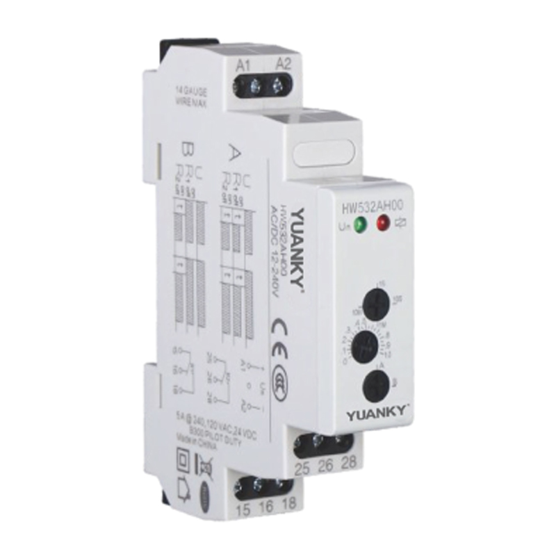 YUANKY TIME RELAY 1S 3S 6S 10S MULTI-PERIOD DPDT SPDT 12V 24V AC/DC12-240V 5A 16A TIME RELAY