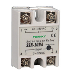 YUANKY SOLID STATE RELAY SINGLE PHASE DC TO DC 10A 25A 40A BOLTED LED INDICATION SSR SOLID STATE RELAY