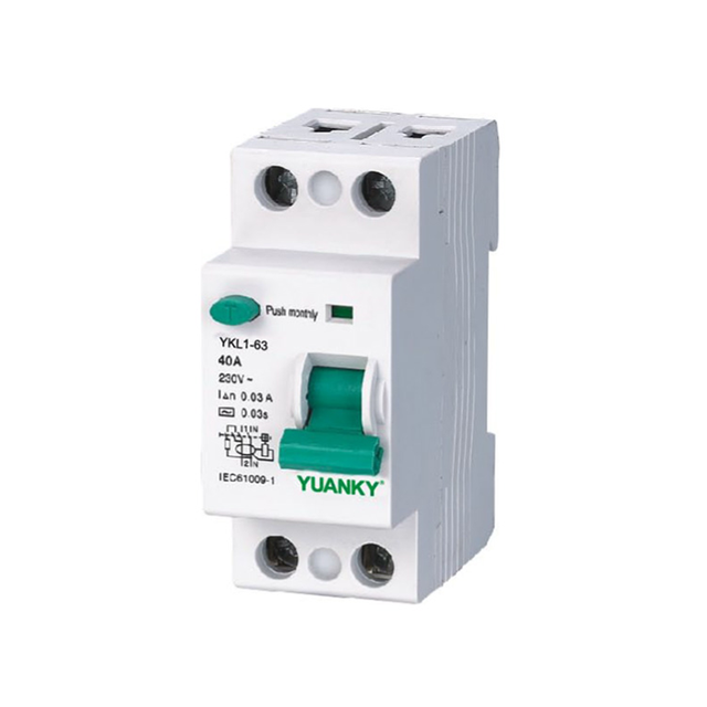 RCCB YKL1-63 25A 40A 50A 63A(ELECTRO-MAGNETIC TYPE) RCCB RESIDUAL CURRENT CIRCUIT BREAKER