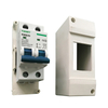 Großhandel mit 2-poligem BCD-MCB-Leistungsschalter mit Schutzabdeckung, MCB-Box