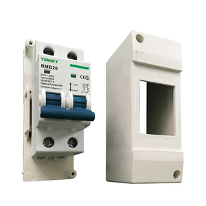 Автоматичний вимикач 2-полюсного типу BCD MCB із захисною кришкою