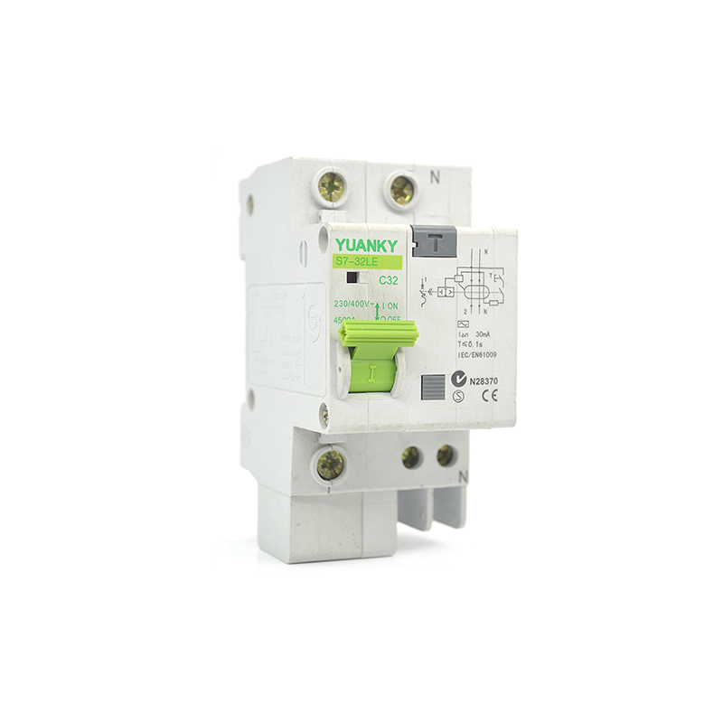 YUANKY ELCB IEC61009-1 1Phase 20A Elcb အဆင့်သတ်မှတ်ချက်သည် Earth-Leakage Circuit-Breaker အတွက်