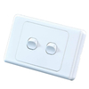 Yuanky HWB(AS) Wall Switches Sockets 3 G 2 Way 10A 16A 32A 15A TV Satellite Australia Socket Switch