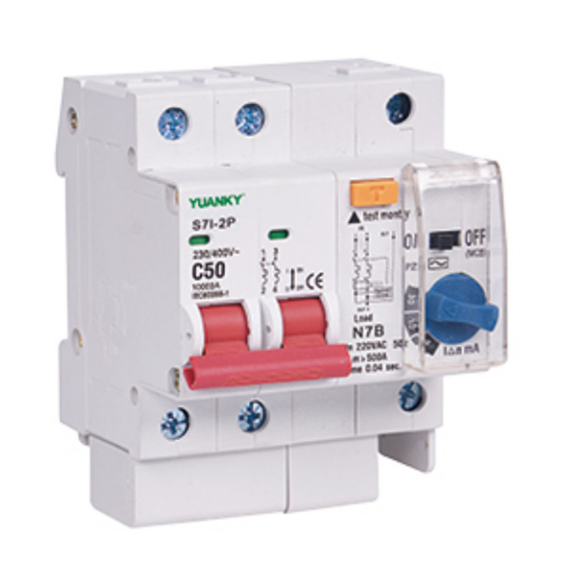 Rcbo China Supplier 16A 20A 32A 40A 50A 63A Residual Current Operated Circuit Breaker With Integral Overcurrent Protection