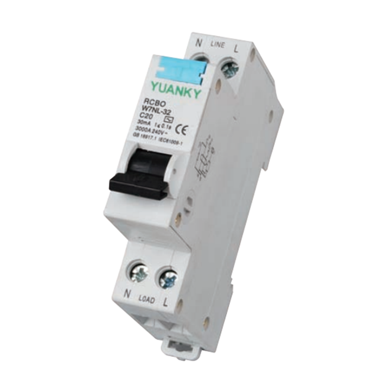Electrical Supply Hot Selling 1P+N 6A 10A 16A 20A 25A 32A Residual Current Breaker Overload Rcbo