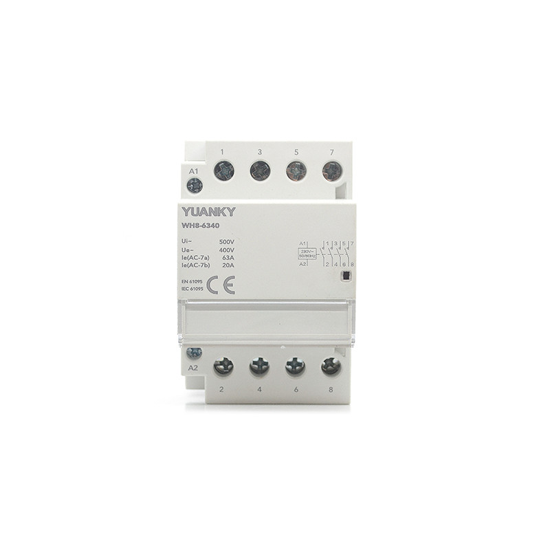 WH8 series modular AC contactor 16A 20A 25A 32A 40A 63A 9