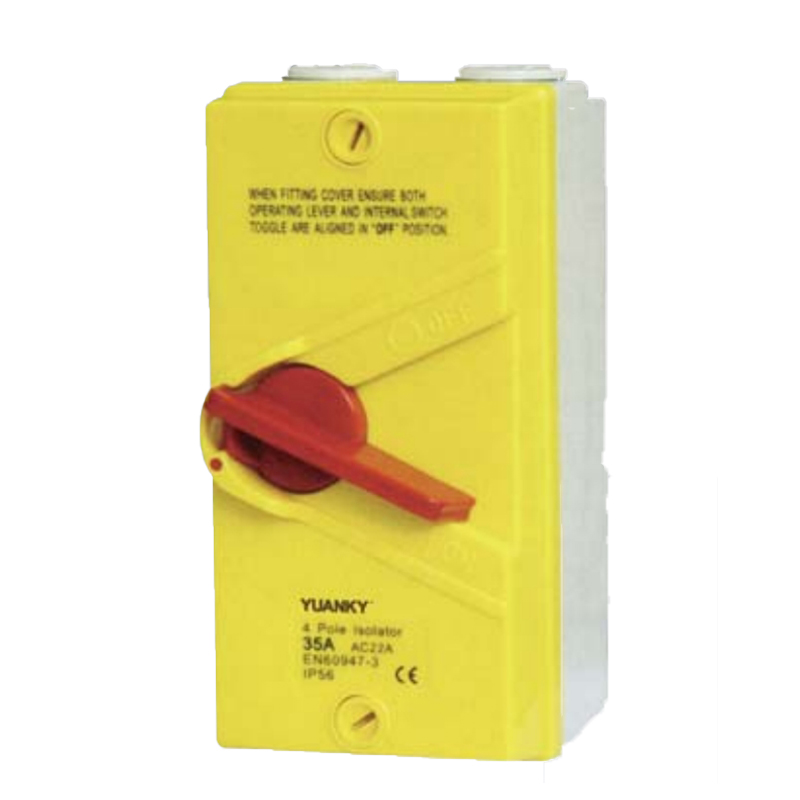 Waterproof Electrical 20A-80A UKF Series Weather Protected Isolating Switch