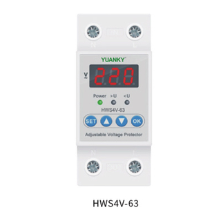 Bộ bảo vệ điện áp có thể điều chỉnh dòng HWS4V-63