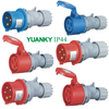 Yuanky စက်မှုပလပ်ပေါက် IP44 IP67 EN/IEC 60309-2 220V 240V 380V 415V 16A 32A စက်မှုပလပ်ပေါက်