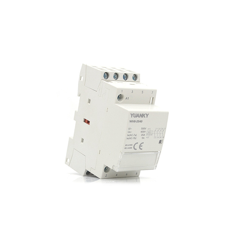 WH8 series modular AC contactor 16A 20A 25A 32A 40A 63A 4