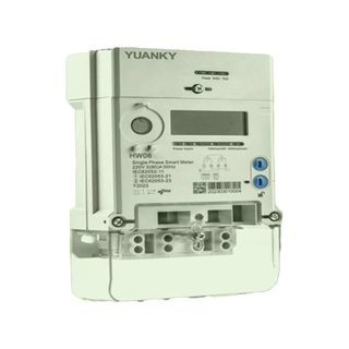 Đồng hồ thông minh một pha Yuanky Hw06 220V 5(80)A 50HZ IEC62052-11 1IEC62053-21 2IEC62053-23 Y2023