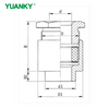 YUANKY CE REACH Brass Nickel Plated Marine Cable Gland TJ Clampon TH Welded IP54