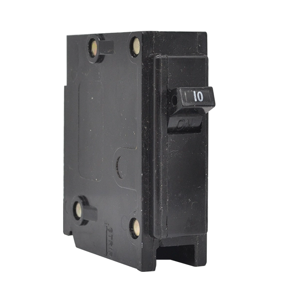 Schwarzer MCB OBM 10 AMP 80A Mini-Leistungsschalter zum Einstecken, Typ 3p, Zubehör für elektrische Geräte