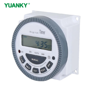 YUANKY Digital Timer 200V-250VAC 16A 30A Output Terminal Digital Time Switch
