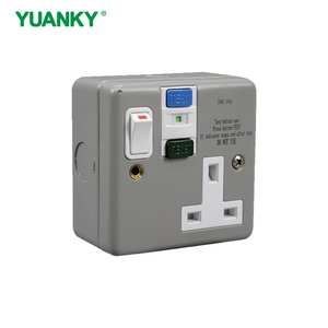 Rcd Protector 13A 16A Single Pole Plastic Metal Switched Socket Rcd Protection