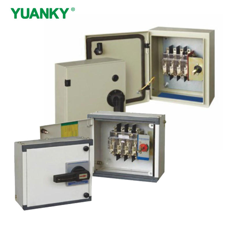 YUANKY C1-63 100A 120/240VAC Load Centers & Distribution Board Box with NEMA 3R IP Level