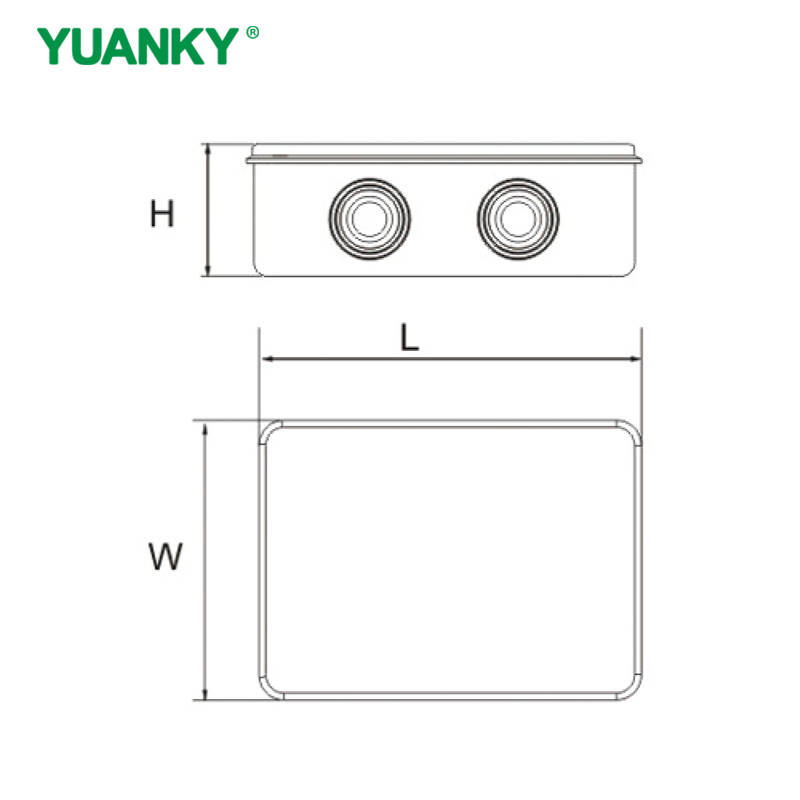 YUANKY HW-RT ABS PVC Waterproof Junction Box