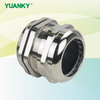YUANKY Waterproof Connector for Straight Metal Cable CE ROHS REACH Brass Nickel Nlated