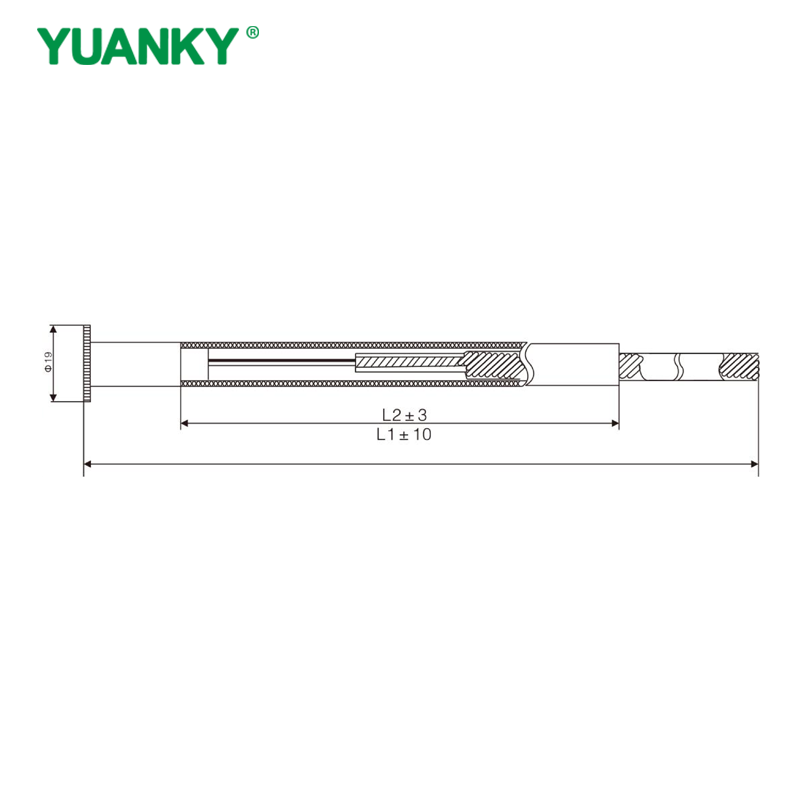 YUANKY Export Type Fuse Link Movable Fixed 200A 10-40.5V