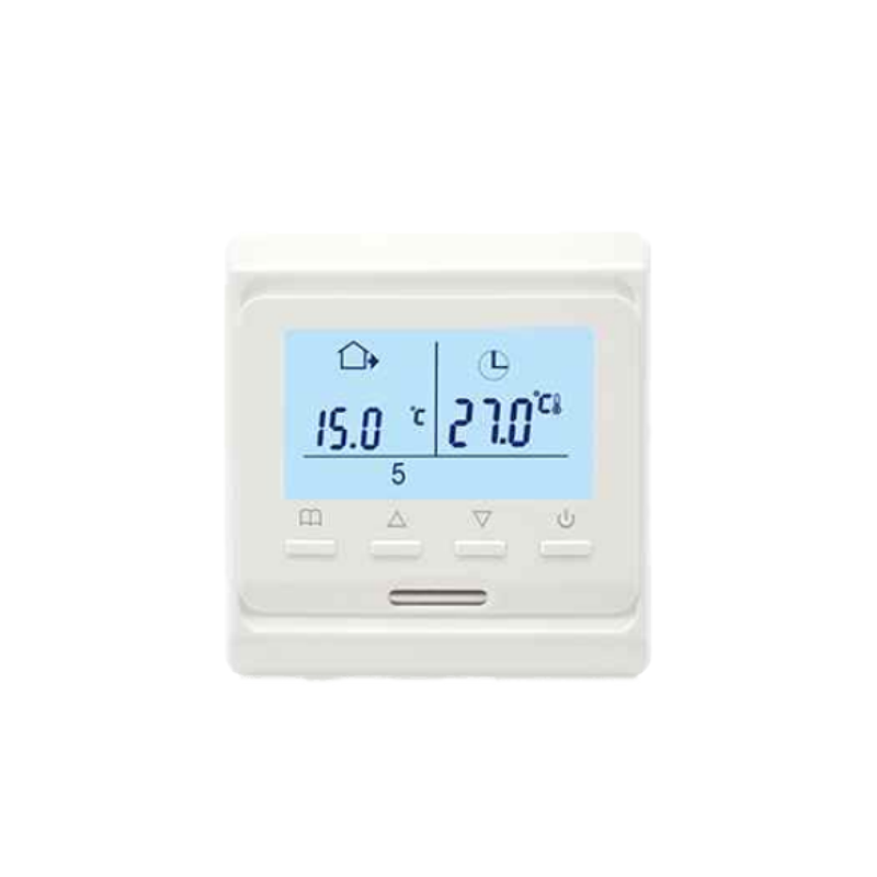 Termostat Tampilan Digital LCD dengan Modbus