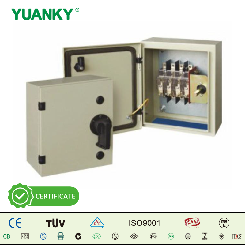 YUANKY C1-63 100A 120/240VAC Load Centers & Distribution Board Box with NEMA 3R IP Level