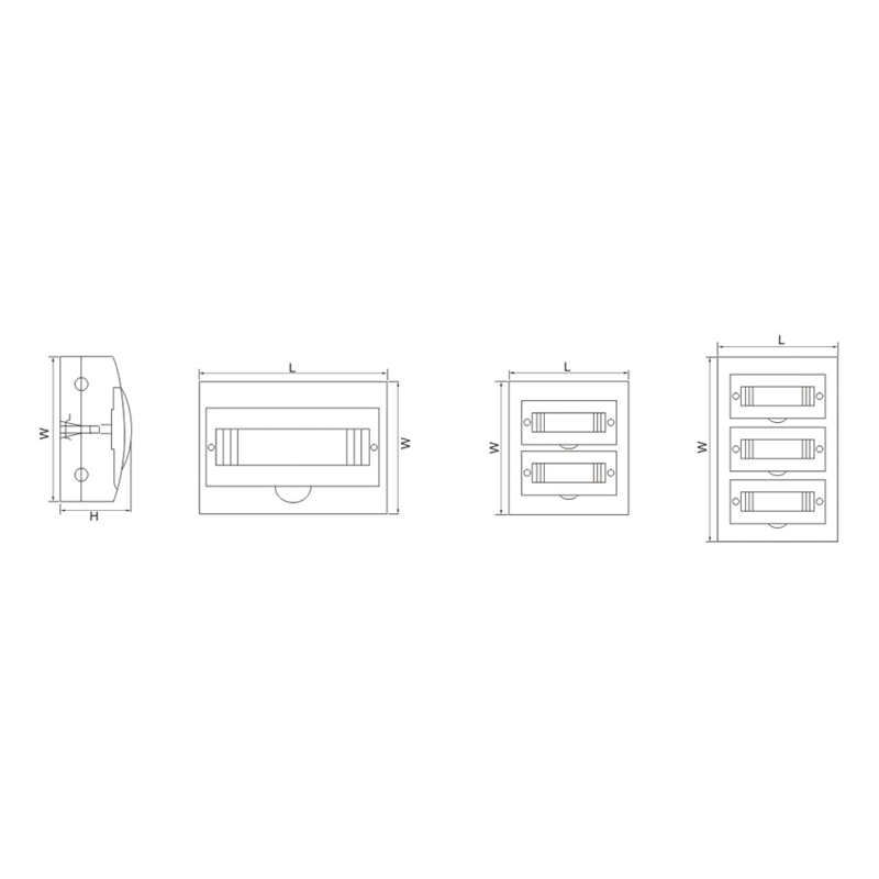 YUANKY HW-MS ABS PVC Waterproof Junction Box