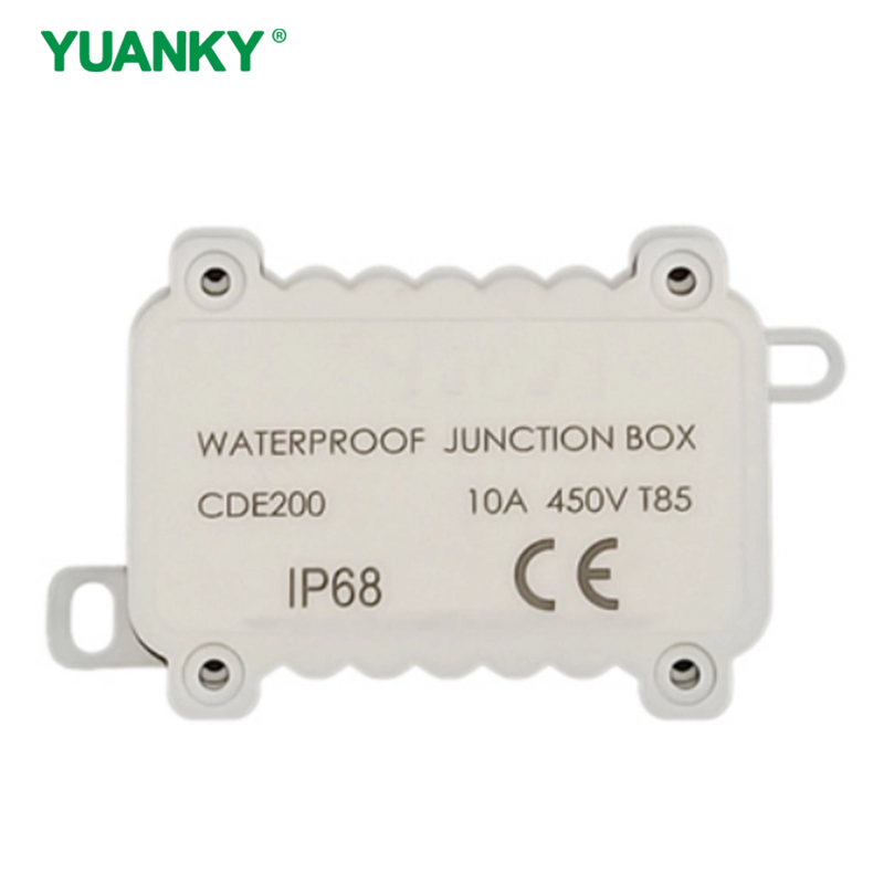 Waterproof Junction Box IP68 PC Enclosure 8-12MM 4-8MM Wire Connect ...