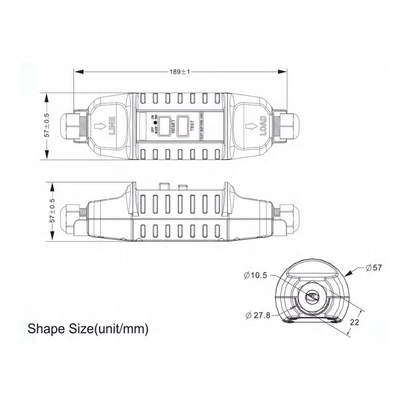 Hot Selling PRCD Series Industrial Plug Socket KP-S10B 10A 220v Male Female Connector Durable Plastic IP66