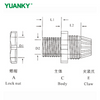 YUANKY Nylon Cable Glands Gray PA Chemigum Metric PG G IP65