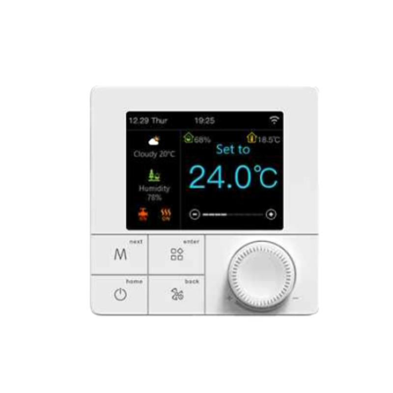  Intelligenter IPS-Thermostat mit buntem LCD-Bildschirm