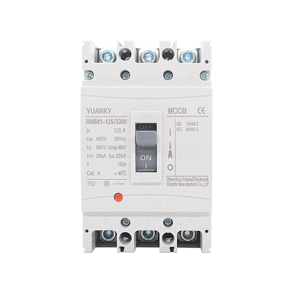 YUANKY HWM1-3063CW Автоматичний вимикач у литому корпусі для 63AMP Mccb 125A Mccb Manufacturer