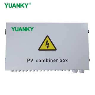 YUANKY 1500 VDC Wasserdicht IP65 PV-Kombinationsschl&uuml;sselkasten 4 6 8 10 12 14 16 18 24 Wege String Solar Pv Combiner Box DC 1500 V