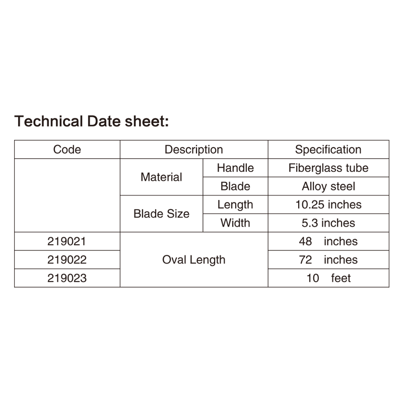 Fiberglass Handle Insulated Post Hole Digger Alloy Steel Blade for Live
