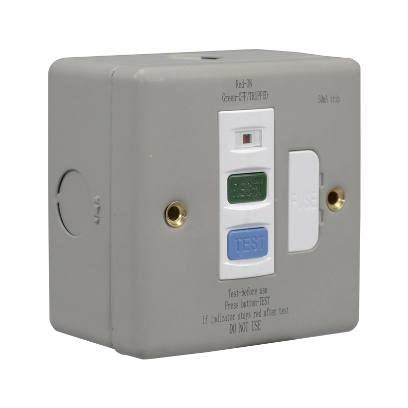 Rcd Protector 13A 16A Single Pole Plastic Metal Switched Socket Rcd Protection