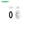YUANKY CE ROHS REACH Brass Nickel Plated Anti-electromagnetic Meta Cable Waterproof Connector
