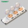 YUANKY Household South Africa Socket Plug IP65 Waterproof Sockets 16A Rated Extension Socket