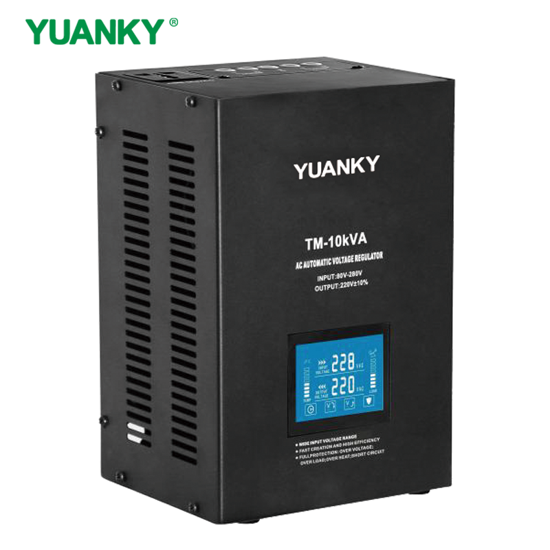 YUANKY Portable Outdoor Camping Trip TM SINGLE PHASE Series RELAY TYPE FULLY AUTOMATIC AC VOLTAGE REGULATOR