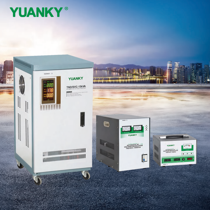 YUANKY Portable Outdoor Camping Trip TND/SVC SINGLE PHASE Series FULLY AUTOMATICACVOLTAGE REGULATOR