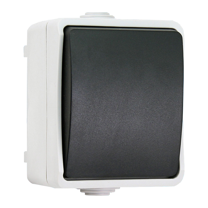 Clase impermeable IP44 cocina baño pared del baño 1 control único equipado con un interruptor antisalpicaduras